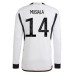Prima Maglia Germania Mondiali 2022 Jamal Musiala 14 Manica Lunga